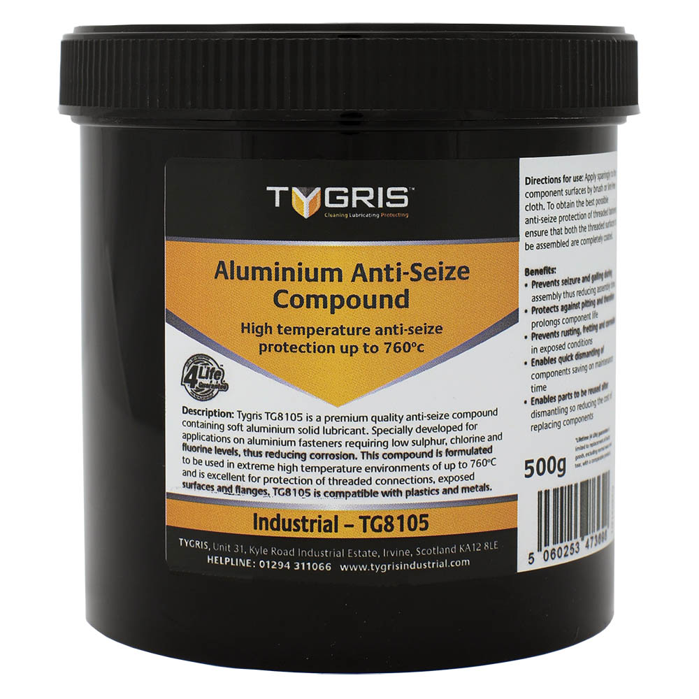 TYGRIS Aluminium Anti-Seize Compound 500g - TG8105 - Box of 12